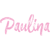 paulina,,name,cursive,pink,font