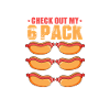 Hot Dog Six Pack