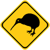 Kiwi Neuseeland Schild