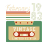 39th birthday gift February 1983