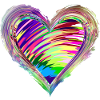 Cœur artistique pour l’amour 1