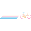 Fancy Neon Fahrrad Streifen