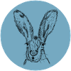 Rabbit Hugo blue