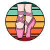 Ballet pointe shoes