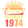 Anniversaire Décembre 1974