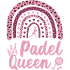Padel Queen Arcobaleno Leopardato Mamma Padelista