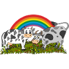 Cow and bull