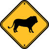 Beware Lion Shield