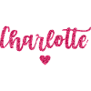 Charlotte Heart Pink