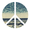 Peace Sign Ocean