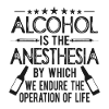 Alcohol anesthesia