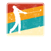 Logo de golf Rétro
