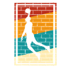 Basketball Logo Retro