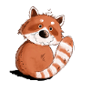 Droll Red Panda I Faune