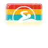 Nageur Nageur Logo Rétro