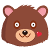 HEART BEAR - Wildes Bärentier