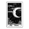 Tarot Moon black