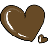 chocolate heart