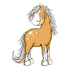 Happy Pferd I Pferdemotiv Fun