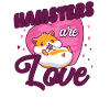 Hamster Heart Hamsters Are Love