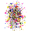 Konfetti super bunt
