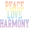 Love Peace Harmony Rainbow