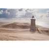 Sandsturm am Leuchtturm