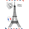Paris Postcard Eiffel Tower