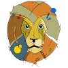 Abstract Lion