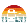 Kongen af camper sjov camper t-shirt camping