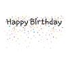 Confetti Happy Birthday