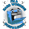 Hard-working dishwasher