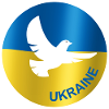 Ukraine Peace Dove Flag