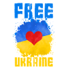 ukraine flag heart peace