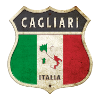 Cagliari Italie Armoiries Drapeaux Design