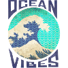 Great Wave Off Kanagawa Surfing