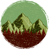 Mountains Forest Symbol