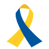 BlueYellow Ribbon Icon