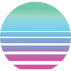 Sun Retro Vaporwave