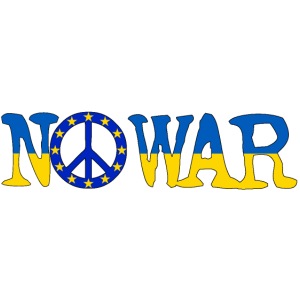NO WAR IN EUROPE | Peacezeichen Friedensbewegung