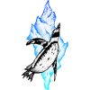 Penguin Blue Antarctica SVENPAINT