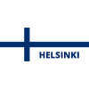 Helsinki Stadt in finnischer Flagge
