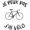 Je peux pas j'ai vélo