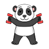 Panda Dumbbell Haltères Fitness Gym