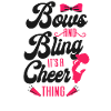 Cheer Cheerleading Bows And Bling