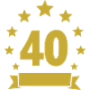 40e anniversaire 40 ans Stars