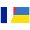 France Ukraine Flag