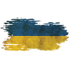 Ukraine - National flag, brush effect