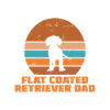 Flat Coated Retriever Dad Papa