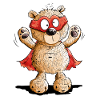 Bear Pun I Superhero I Subärheld